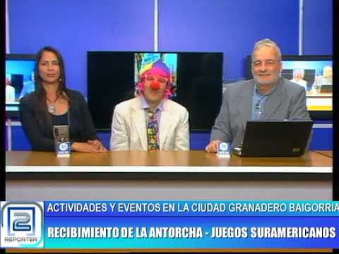 VANESA MONTENEGRO. RECIBIMIENTO DE LA ANTORCHA: JUEGOS SURAMERICANOS EN BAIGORRIA