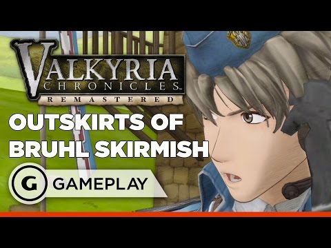 Valkyria Chronicles Remastered Gameplay - Outskirts of Bruhl Skirmish