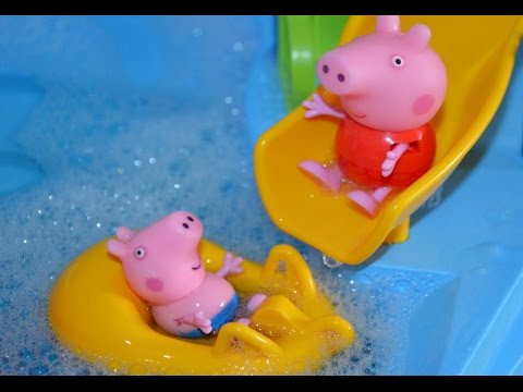 Пеппа и Джордж в аквапарке.Приключения Пеппы.Peppa Pig in aquapark.