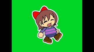 【UNDERTALE】Paper Frisk sprites フリスク素材集【ペーパーマリオ風】