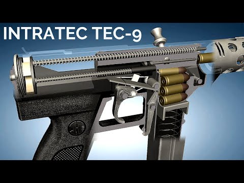 3D Animation & Facts: How the Intratec TEC-9 worked