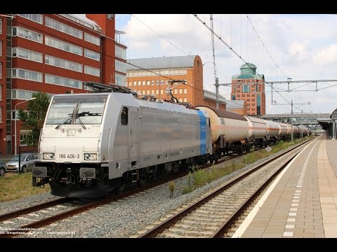 LTE 186 426 with gas tanker train @ 's-Hertogenbosch (NL) 14-08-2015