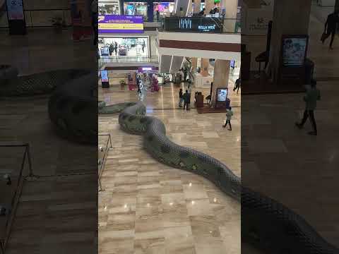 Gaint Anaconda Snake in Mall 🐍🔥 #snake #shorts #vfx