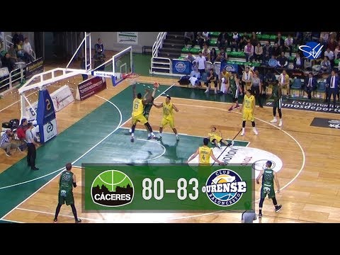 Resumen: Cáceres Patrimonio de la Humanidad - Rio Ourense Termal [LEB Oro 18/19]