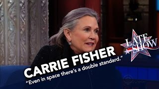 Fabulous Friday: Carrie Fisher on Stephen Colbert