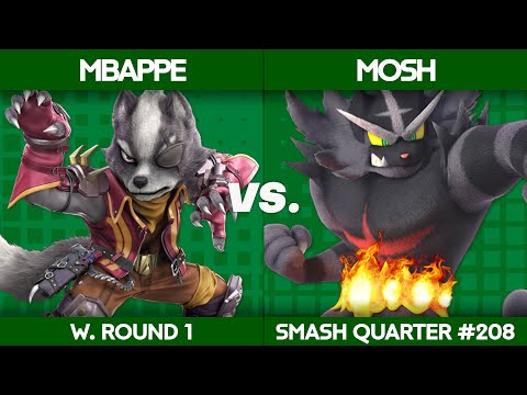 Smash Quarter 207 - Mbappe (Wolf) v Mosh (Incineroar): Winners Round 1
