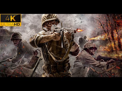 Marine Raiders in Pacific Front - Raid on Makin Island - Call of Duty World at War - 4K