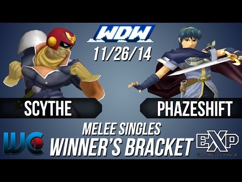 WDW 11/26/14 - Phazeshift (Marth) vs. Scythe (Falcon) Melee Winner's Bracket