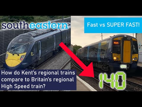 Kent to London with Southeastern Mainline & Highspeed - Which is Best? Class 375 vs Class 395 Review
