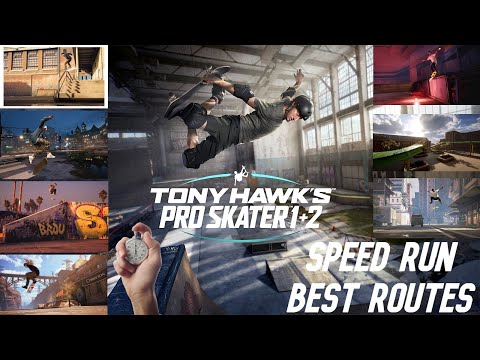 THPS 1+2 Speed Run Best Routes.