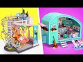 Assembling Mini Houses Adorable Camper And Rooftop Loft With Tiny Decor