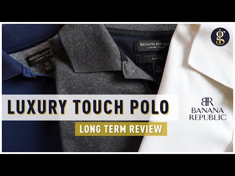Análise do Polo Luxury Touch da Banana Republic (e como ele se encaixa)