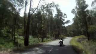 preview picture of video 'Touring Alexandra, Lake Eildon, Jamieson and Mansfield on Harley Davidson Motorcycles'