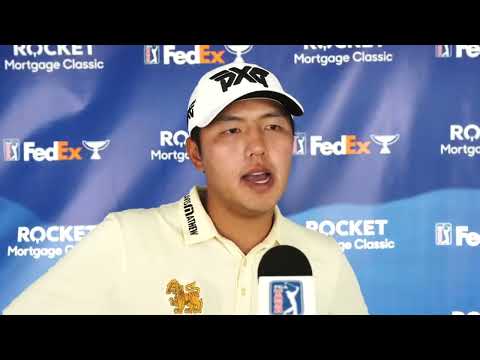 KK Limbhasut Friday Thai Flash Interview 2022 Rocket Mortgage Classic · Round 2