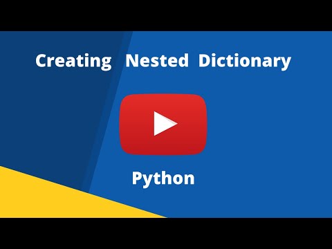 How To Create A Nested Dictionary In Python Nested Dictionary In Python Lets Learn Coding With Me