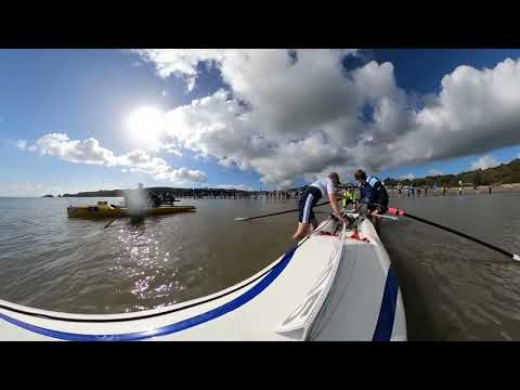 World Rowing Coastal Champs:  Men's Solo. Heat 3 -start