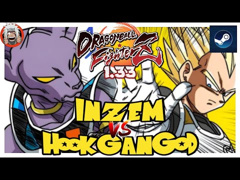 DBFZ HookGanGod vs INZEM (VegetaSSJ, VegetaSSB, GokuGT) Vs (GokuGT, Beerus, Vegeta)