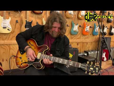 JD Simo plays a 1964 ES-345 at GuitarPoint Vintage Guitars