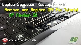How to Fix Laptop Spacebar Key  HP Notebook keyboard Tutorial