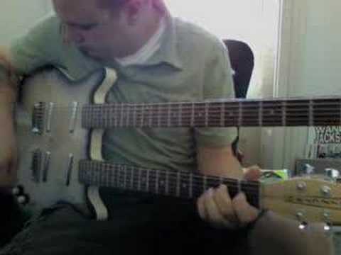 Danelectro Double Neck Guitar Demo