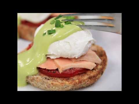 Salmon Benedict with Avocado Hollandaise | Food For Life