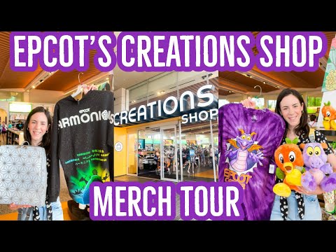 Epcot's Creations Shop Merchandise Tour June 2022 | New Disney Merchandise | Disney Parks