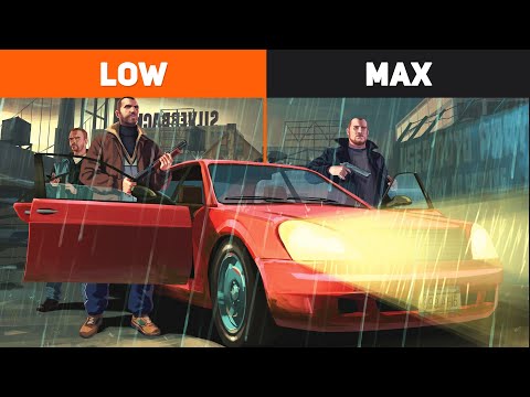 GTA IV Low vs. Max Graphics Comparison