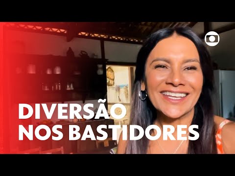 Dira Paes compartilha imagens dos bastidores da novela 'Pantanal' | Altas Horas | TV Globo