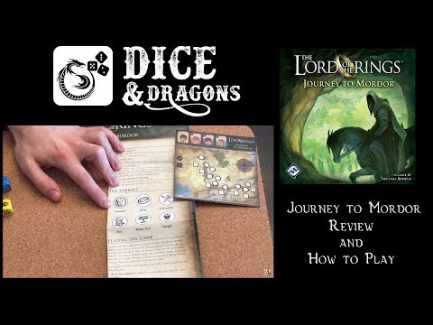 Dice and Dragons - Journey to Mordor Review and How to Play
