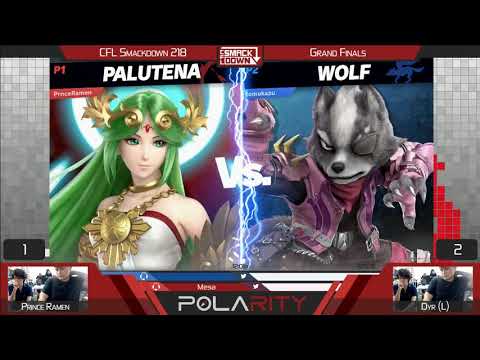 CFL Smackdown Ultimate 218 - Prince Ramen (Palutena) vs Dyr (Wolf) - Grand Finals