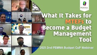 2021 2nd PEMNA Budget CoP Webinar on What It Takes for MTEFs to Become a Budget Management Tool 이미지