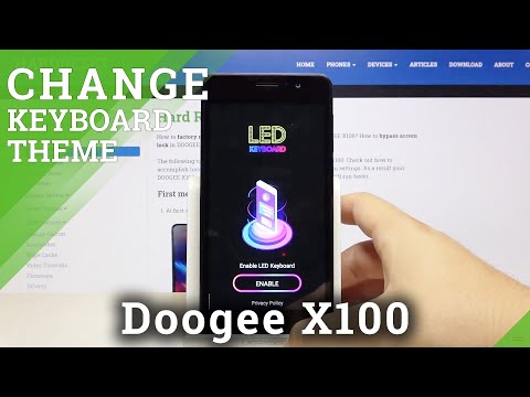 How to Install Led Keyboard in Doogee X100 – Download Led Keyboard