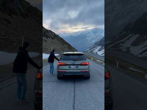 2025 Audi SQ7 mountain launch | V8 TwinTurbo roar