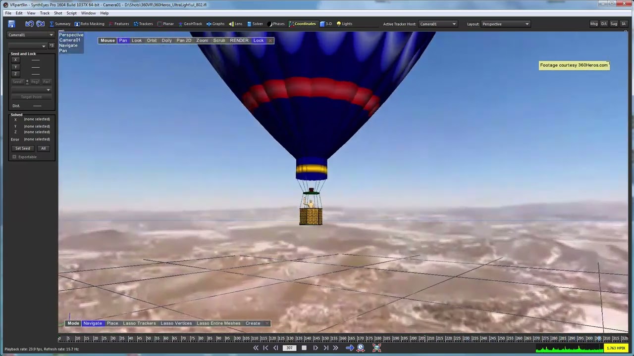 360 VR #9 - Inserting a Nearby Object with SynthEyes
