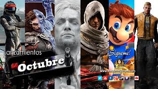 Lanzamientos de Videojuegos - Octubre 2017
