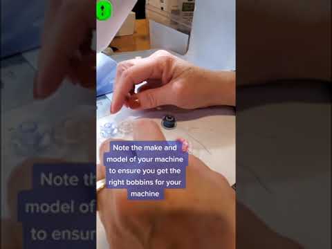 Part of a video titled Choosing the Right Bobbin for Your Sewing Machine - YouTube