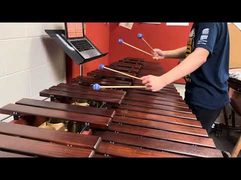 A lil' Bluecoats 2022 Marimba PIT Feature