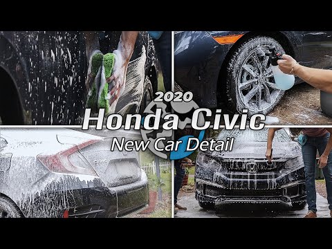 2020 Honda Civic NEW Car DETAIL! | Making a New Car SHINE!