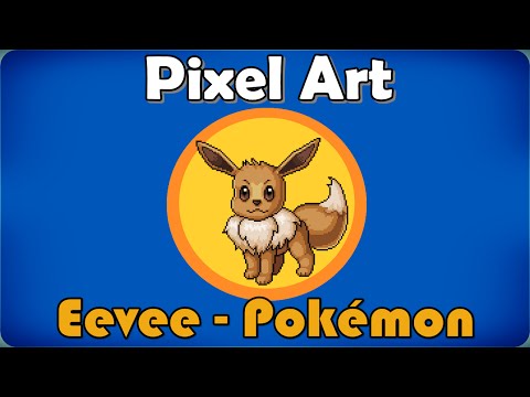 EEVEE - Pokémon - Pixel Art
