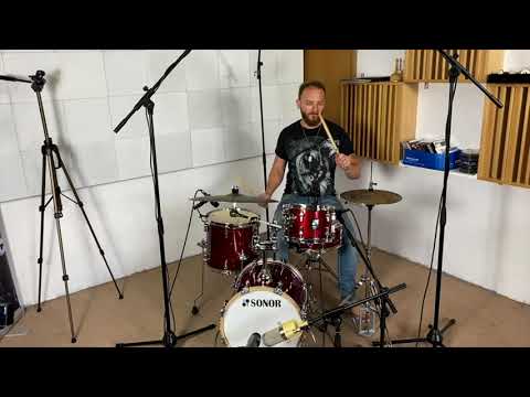 SONOR AQX Jungle set Red Moon Sparkle