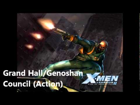 X-Men Legends II: Rise of Apocalypse OST 113 - Grand Hall, Genoshan Council (Action)