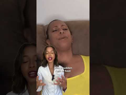 Hot Flashes During Menopause | Perimenopause | Symptoms of Menopause | Women's Health #shorts