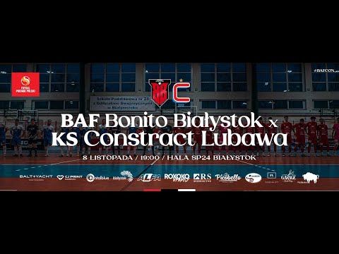 LIVE: BAF Bonito Białystok - Constract Lubawa | Futsal Puchar Polski 2025/2026