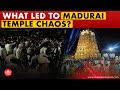 Chaos At Madurai Unrest At Thiruparankundram Temple Over Lighting Of Ceremonial Lamp