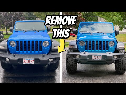 FREE Mod | Make Your Factory Bumper Look Better + Make Covers to Protect Electricals | Jeep Wrangler
