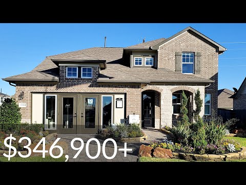 BUILD THIS AMAZING HOME NEAR HOUSTON FROM $347K | MODEL HOME TOUR