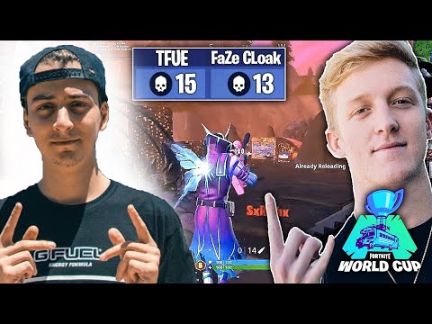 Tfue & Cloakzy Fortnite Worldcup Qualifier Week 8 - dou finals || Full Gameplay