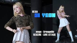 헥시아  ヘクシア HEXIA 시연 シヨン SiYeon ( aespa - Armageddon, RESCENE - LOVE ATTACK ) fancam 4K 20260726