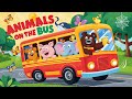 Animals On The Bus Song Learn And Spell Colors Peekaboo Zone