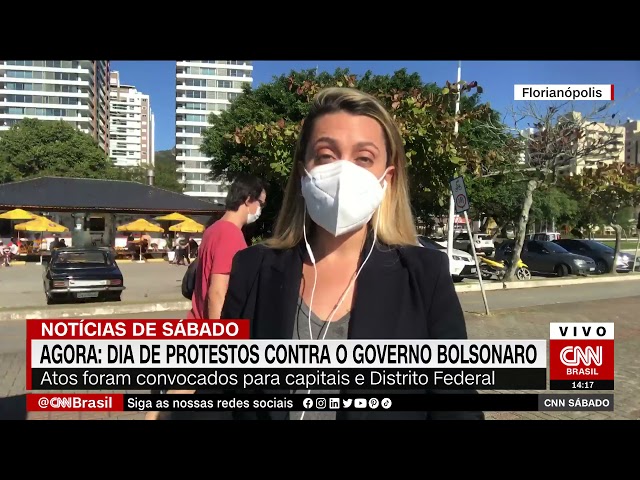 Manifestações em capitais pedem o impeachment de Bolsonaro neste sábado